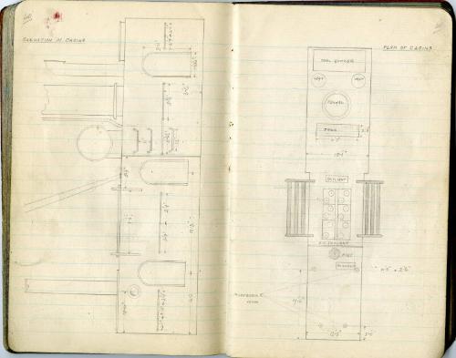 Shipyard Workers Notebook & Sketch Book For Ss "Whinhill" No. 548