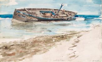 Boat Lying in Shallow Water