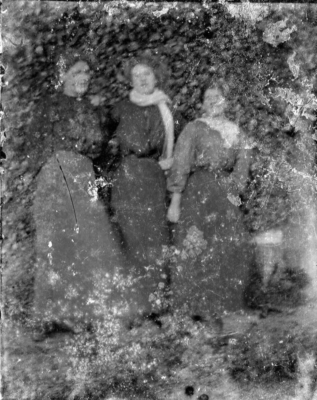 Three Woman in Garden