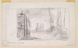 Figures under a Shelter