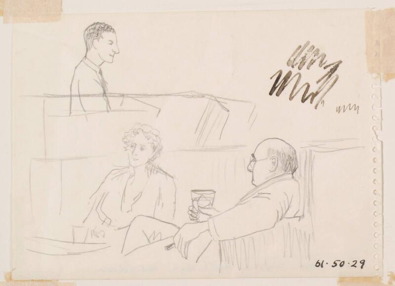 Mr and Mrs H H Kynett in the Station Hotel, Aberdeen