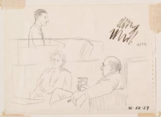 Mr and Mrs H H Kynett in the Station Hotel, Aberdeen