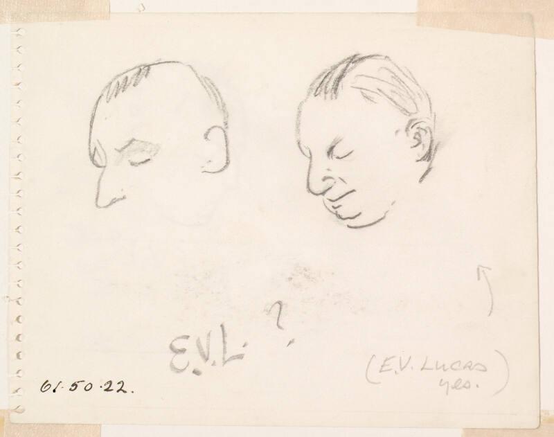 E.V. Lucas - Portrait Sketches (3)