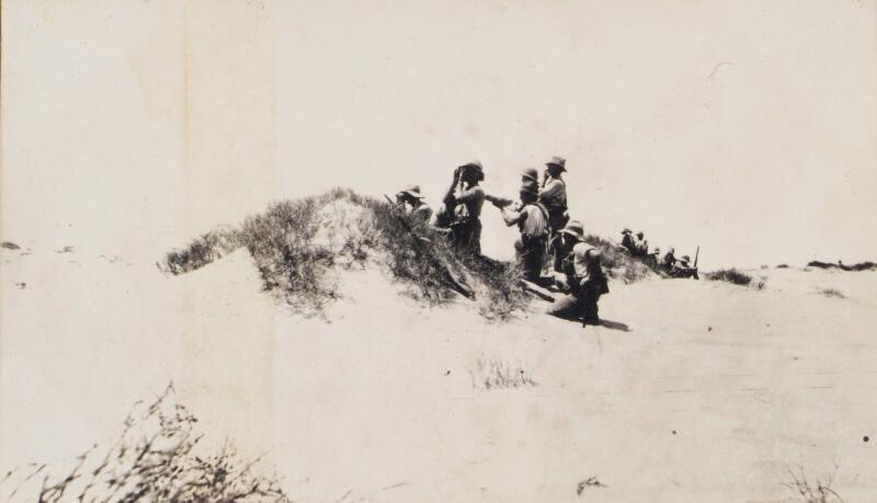 Soldiers on Lookout (Photograph Album Belonging to James McBey)