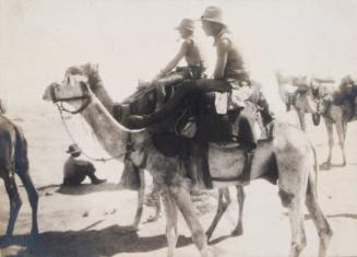 Men Riding Camels (Photograph Album Belonging to James McBey)