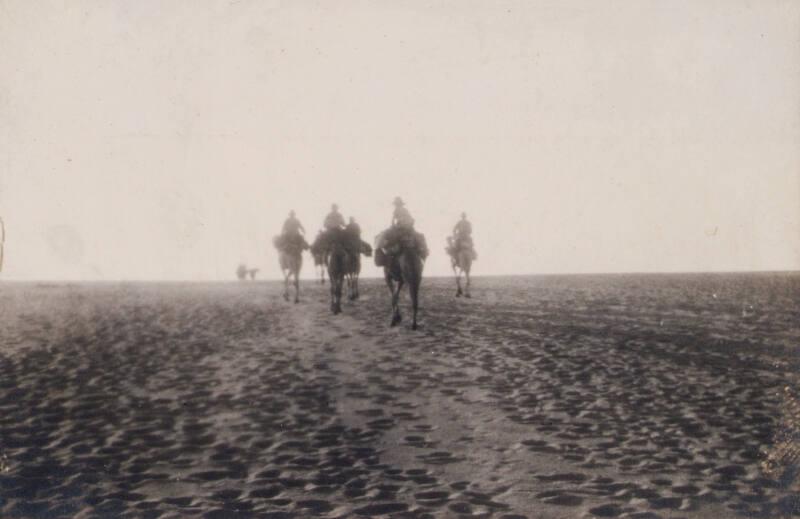 Camel Patrol (Photograph Album Belonging to James McBey)