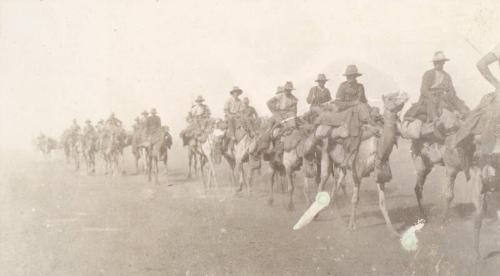 Camel Patrol (Photograph Album Belonging to James McBey)