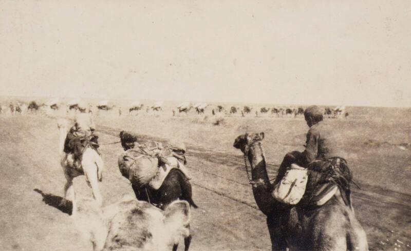 Camel Patrol (Photograph Album Belonging to James McBey)