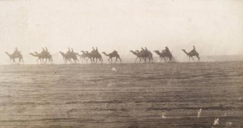 Camel Patrol (Photograph Album Belonging to James McBey)