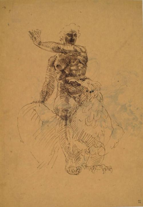 Study of Bronze Figure of Ganymede by Alexander Fraser