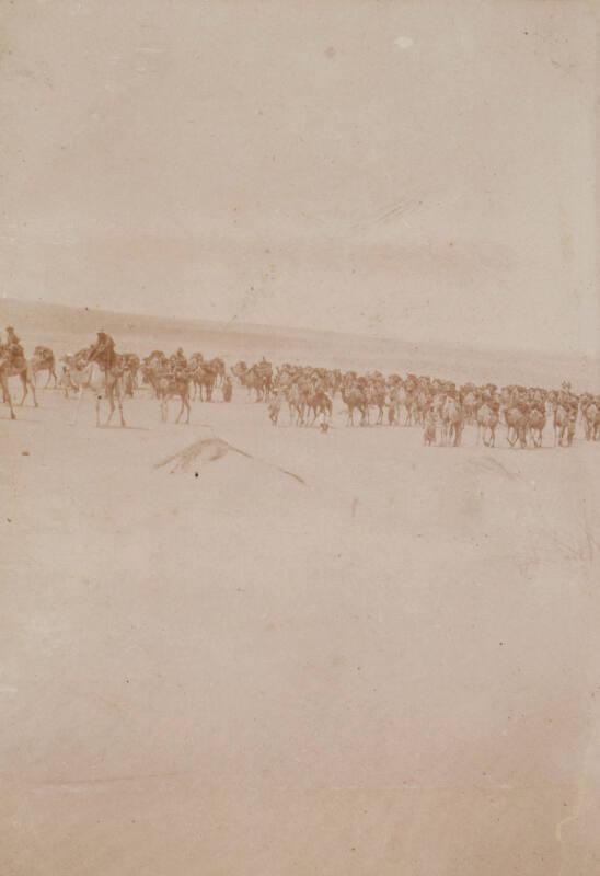 Camel Patrol (Photograph Album Belonging to James McBey)