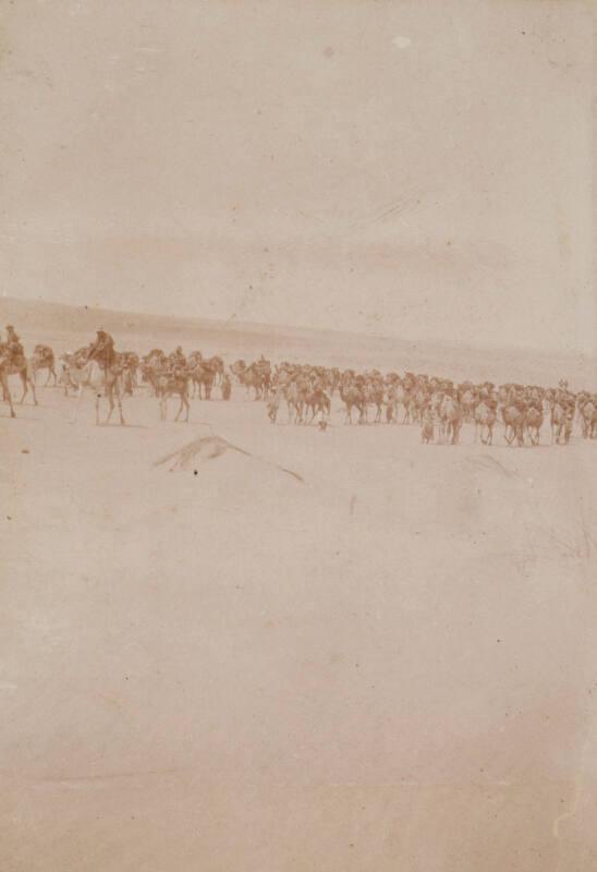 Camel Patrol (Photograph Album Belonging to James McBey)