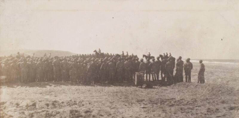 Soldiers in Formation (Photograph Album Belonging to James McBey)