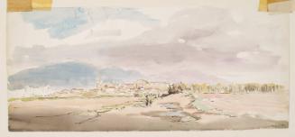 Landscape with Town and Distant Hills