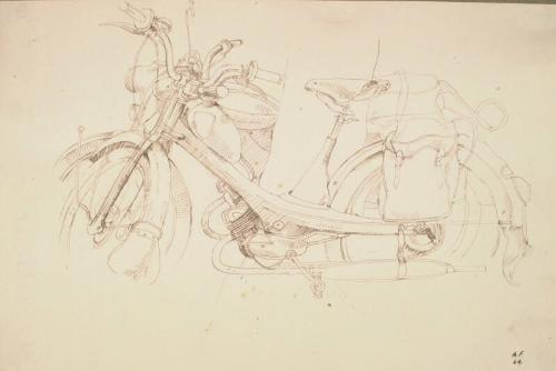 Bicycle, Paris by Alexander Fraser 