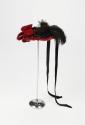 Red and Black  Jubilee Bonnet