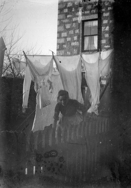 Woman at Washing LIne