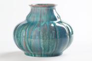 Streaked gourd vase by Pilkington