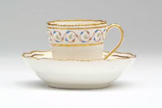 Floral Porcelain Cup and Saucer