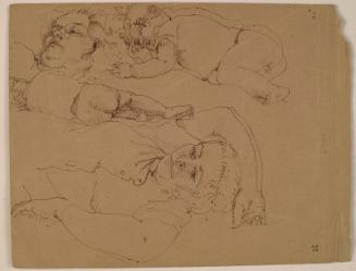 Four Studies of the Artist's Wife and Child by Alexander Fraser