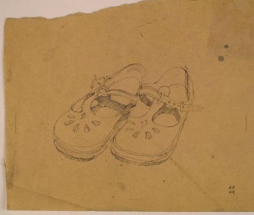 Study of Child's Shoes by Alexander Fraser