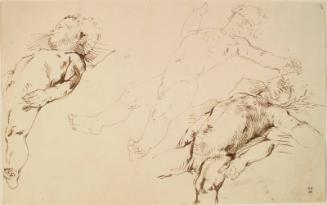 Three Studies of the Artist's Son Sleeping by Alexander Fraser