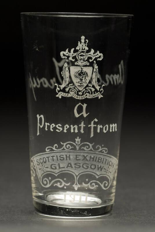 Scottish Exhibition Commemorative Tumbler