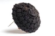 Bog Oak Mourning Brooch