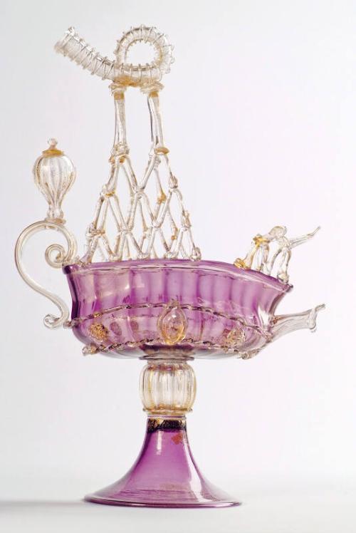 Venetian Glass Boat (Nef)