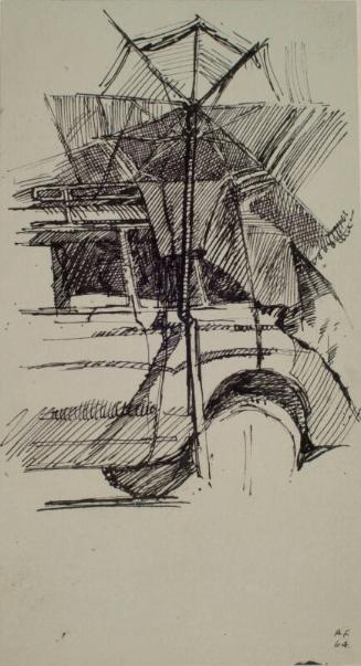 Study of a Car, Ravenna Campsite by Alexander Fraser 