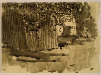 Caravan and Awning by Alexander Fraser