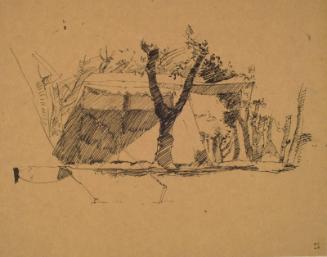 Trees and Awning, Florence by Alexander Fraser