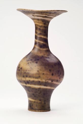 Stoneware vase by Lucie Rie