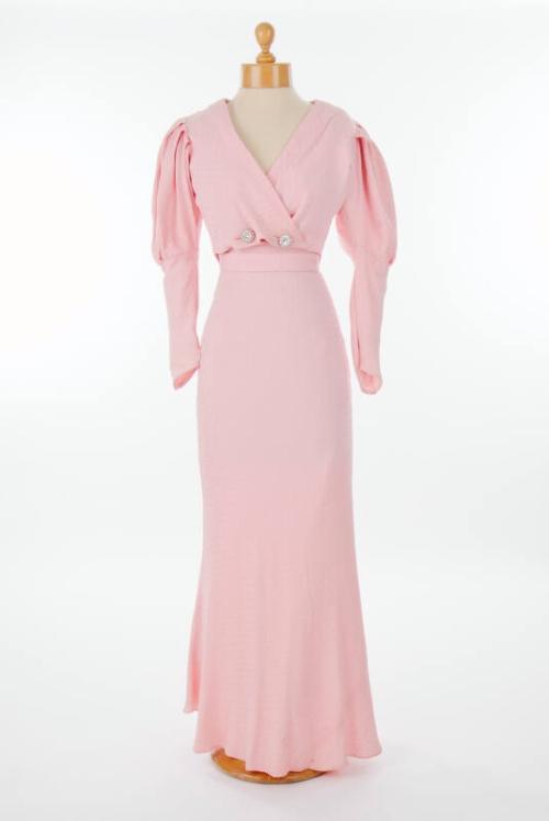 Pink Wedding Dress, Belt and Jacket