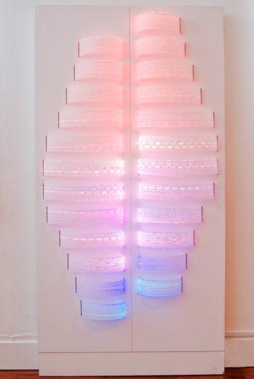 'Inner Light'  Textile and LED Piece by Sarah Taylor