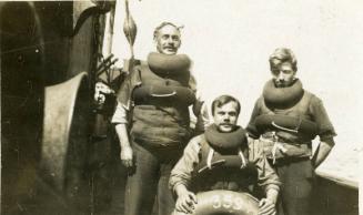Three crewmen aboard the George Stroud