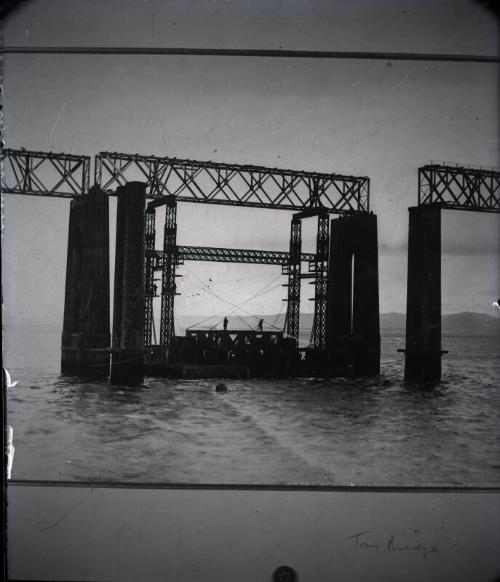 Construction of Granite Piers for Replacement Tay Rail Bridge