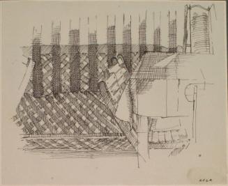 Study of Table and Chairs by Alexander Fraser