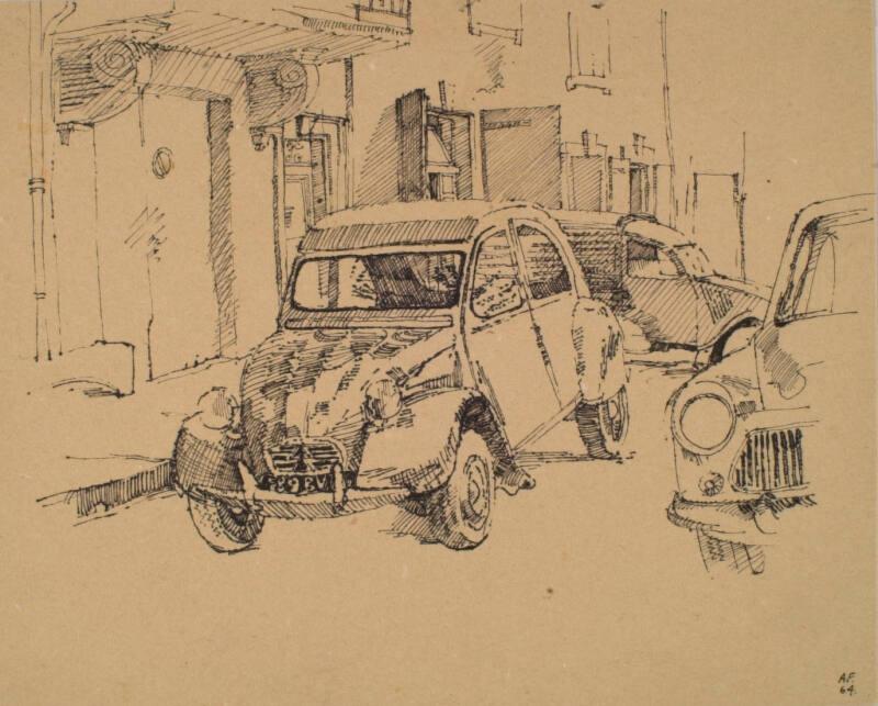 Volkswagen Car, Tarascon by Alexander Fraser