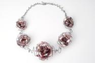 Cabbage Rose Necklace by Geoff Roberts