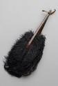 Black Ostrich Feather Fan