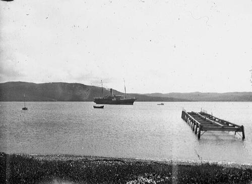 glass lantern slide showing 'St Margaret' at Hillswick