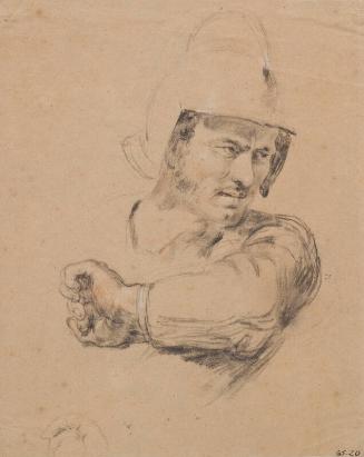 Head of a Soldier - Study for The Landing of Mary, Queen of Scots at Leith