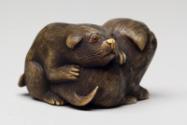 Japanese Guinea Pigs Netsuke