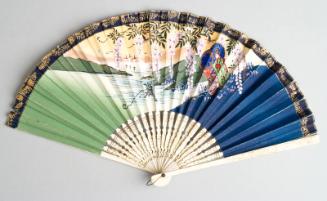 Hand-Painted Japanese Folding Fan