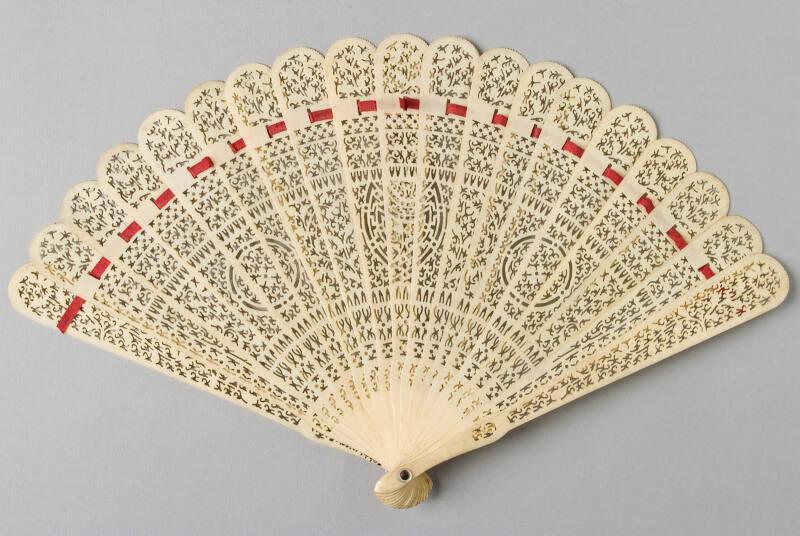 Ladies Cream Ivory Fan