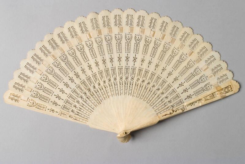 Ladies Cream Ivory Fan