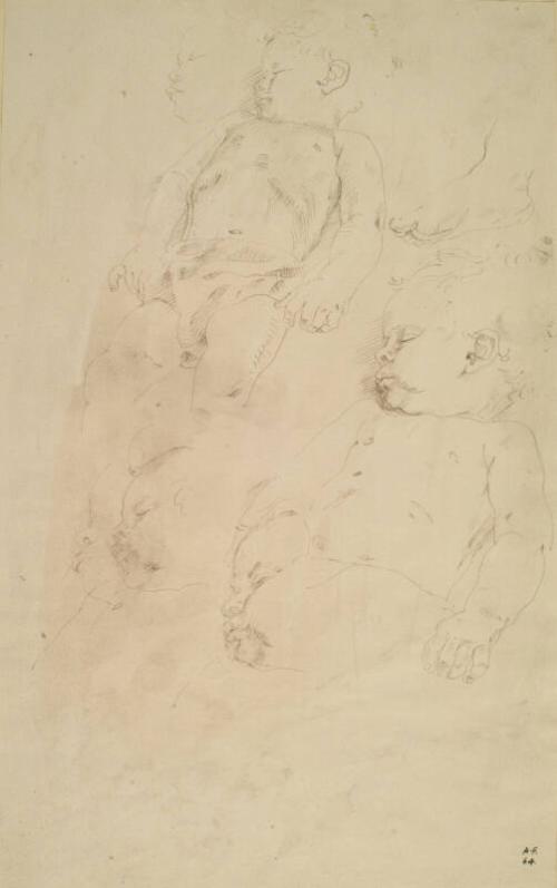 Studies of the Artist's Son Sleeping by Alexander Fraser