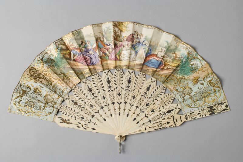 Ladies Painted Fan