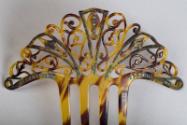 Faux Tortoiseshell Ornamental Hair Comb